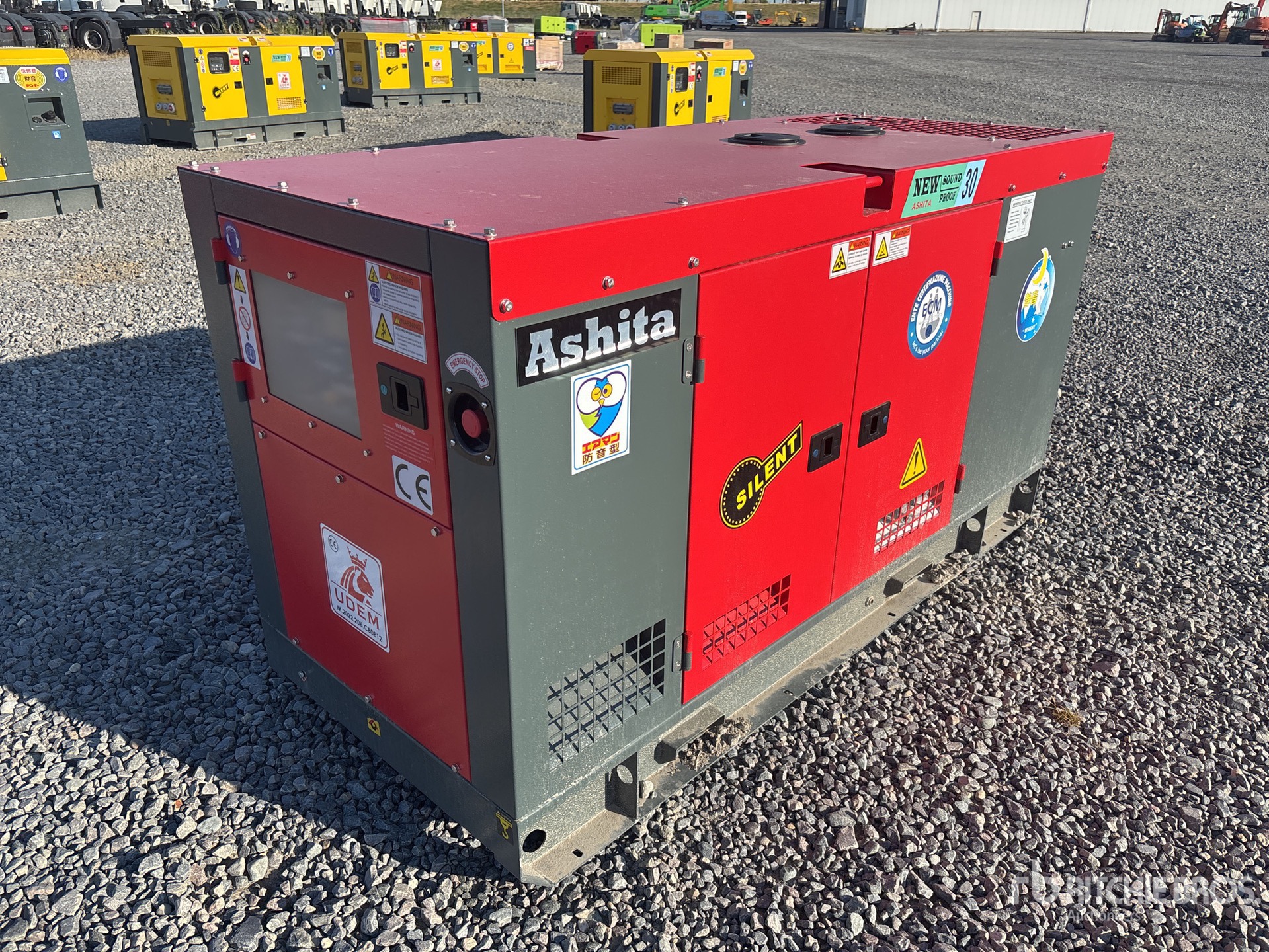 2026 Ashita AG3-30 Skid-Mounted Generator Set (Unused)