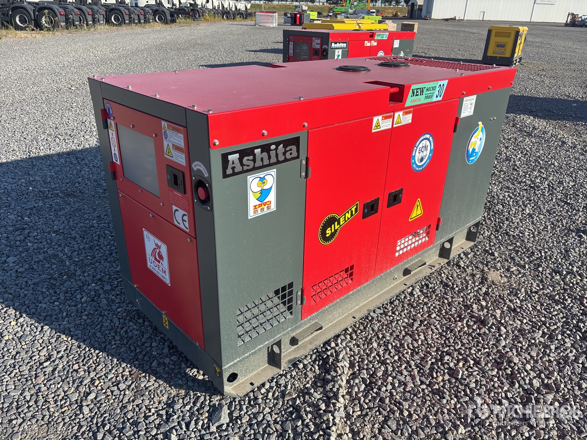 2026 Ashita AG3-30 Skid-Mounted Generator Set (Unused)