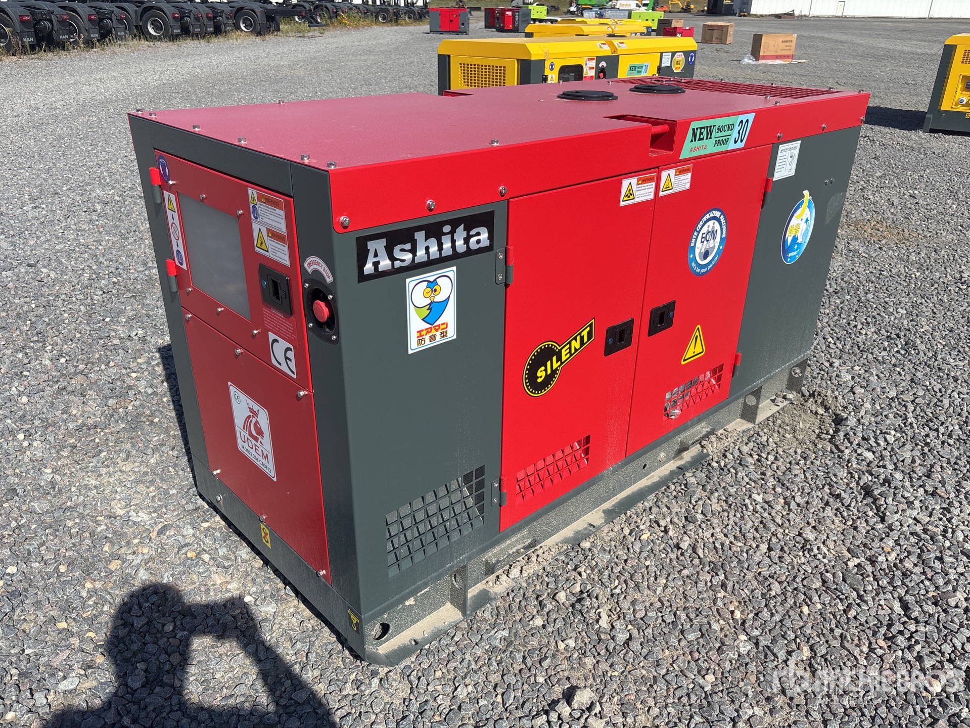 2026 Ashita AG3-30 Skid-Mounted Generator Set (Unused)