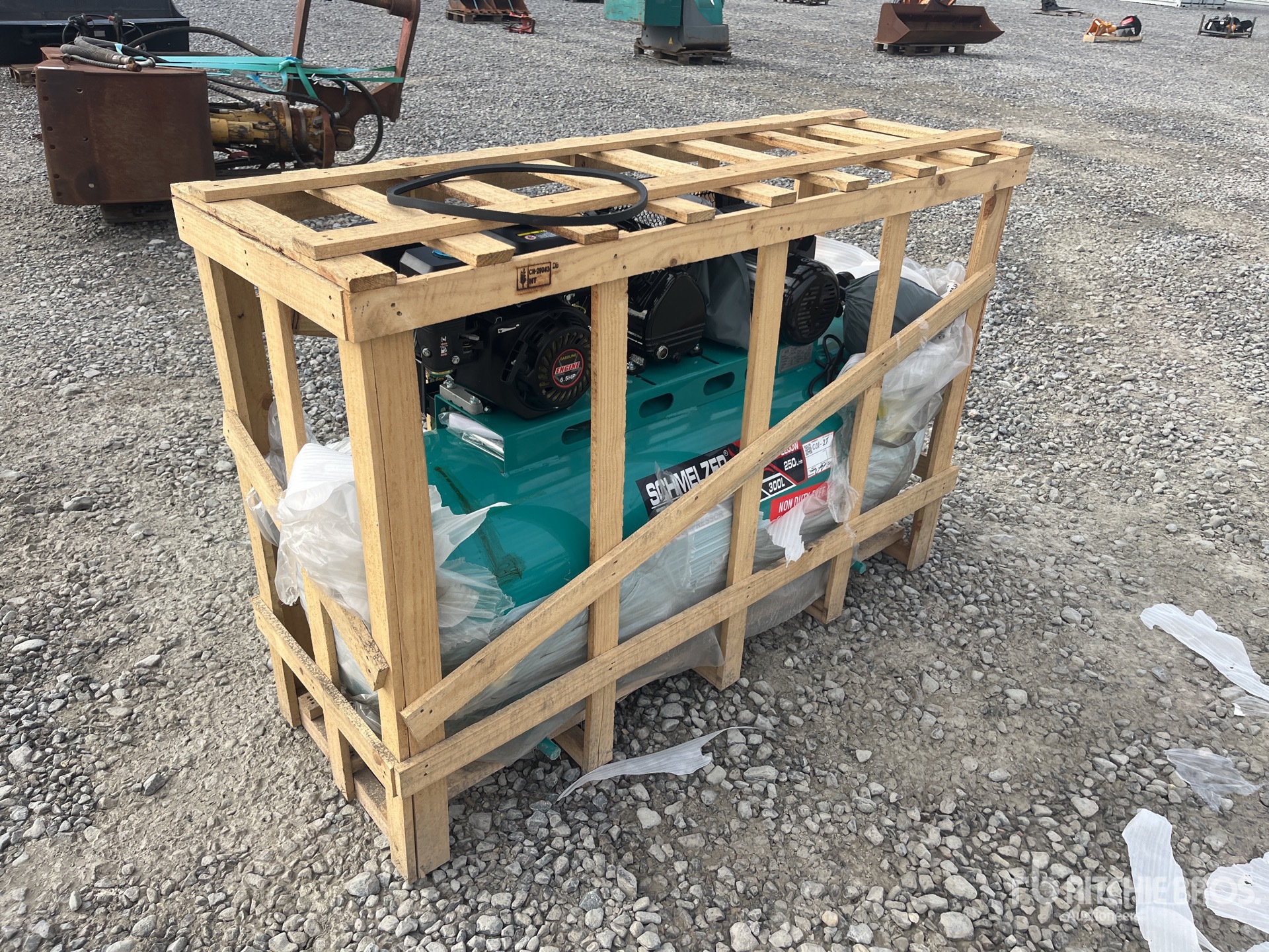2026 Schmelzer W-0.36/8-300L Skid-Mounted Electric 300 L 300 Liters 50Hz Air Compressor (Unused)