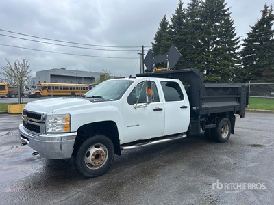 2011 Chevrolet Silverado 3500 HD 4x2 Crew Cab Kipper-Lkw