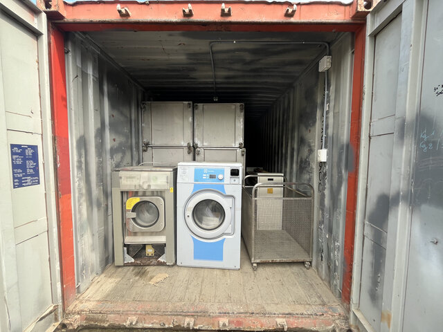 Quantity of 20 ft Washing Machine Container