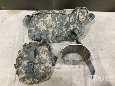 (148) Canteen Pouches, (64) Waist Packs & Assorted Items