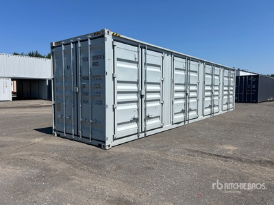 2026 40 ft High Cube Multi-Door Storage Container