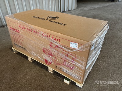 2026 IRGC40-RED Electric Mini Golf Cart (Unused)