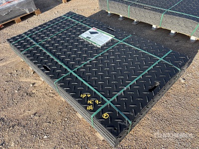 Quantity of (12) KJ K1222 47 in x 86 in Polyethylene Ground Protection Plates (Unused)