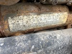 Engine with Emission Label