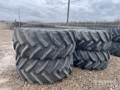 Quantity of (4) Goodyear 710/70R38 Tyres - Fits Case IH 4440