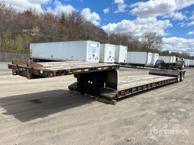 1999 Trail King TK70 T/A Double Drop Removable Gooseneck Remorque Surbaissée