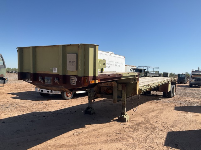 1989 Fontaine DFT-5-4541F Step Deck Trailer