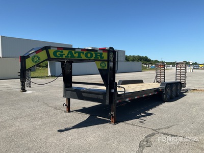 2024 Gator Low Pro 27 ft Tri/A Gooseneck Geräteanhänger