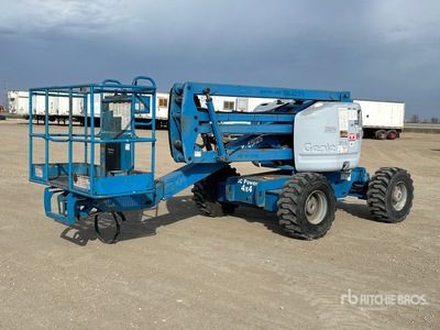 2002 Genie Z45/25 4WD Articulating Boom Lift