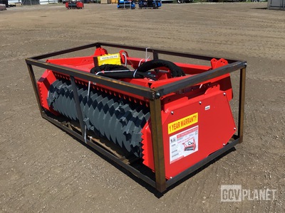 Raytree RMBD72 72" Skid Steer Drum Mulcher - Unused