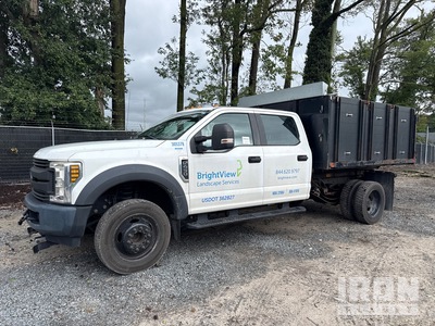 2018 Ford F-450 XL 4x2 Crew Cab Stake body Flatbed Dump Truck