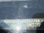 Frame Stamp Serial Number/VIN Photo
