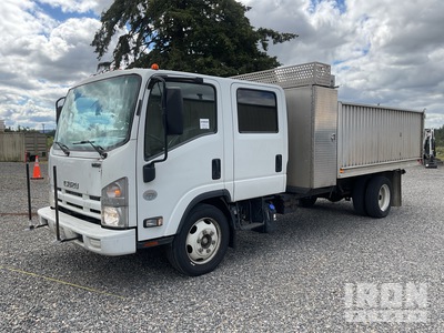 2015 Isuzu NQR 4x2 Crew Cab Landscape Dump Truck
