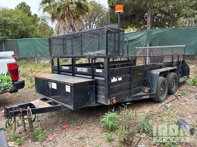 2012 Millerbilt 14 ft T/A Landscape Trailer