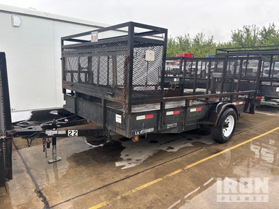 2012 R&J  12 ft S/A Landscape Trailer
