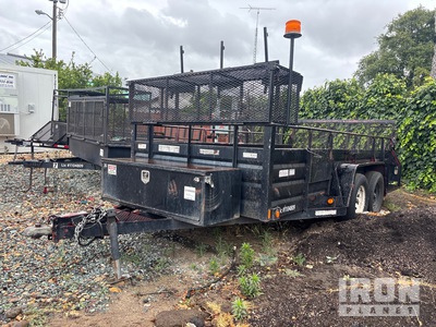 2011 Millerbilt 14 ft T/A Landscape Trailer