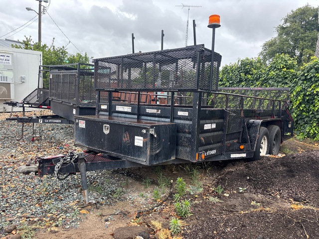 2011 Millerbilt 14 ft T/A Landscape Trailer 2011 Millerbilt 14 ft T/A Landscape Trailer