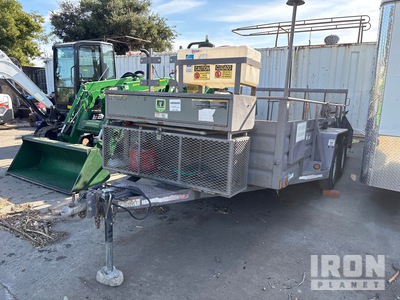 2016 Marksman 14 ft T/A Utility Trailer
