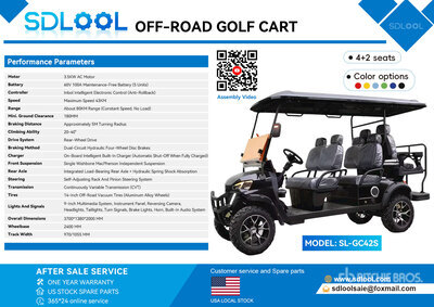 2026 SDLOOL SL-GC42S Carro de Golf (Sin Usar) / Golf Cart (Unused)