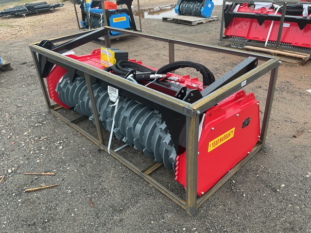 Raytree RMBD72S 72" Skid Steer Drum Mulcher - Unused Raytree RMBD72S 72" Skid Steer Drum Mulcher - Unused