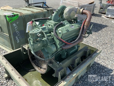 Detroit Diesel Turbo Diesel Engine w/Container