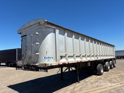 2017 Cobra 44 ft Quad/A End Dump Trailer
