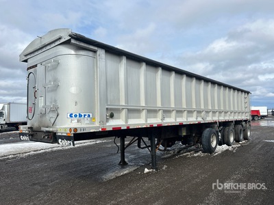 2017 Cobra 44 ft Quad/A End Dump Trailer