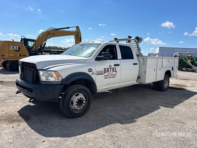 2014 Ram 5500 4x2 Crew Cab Utility Truck (Inoperable)