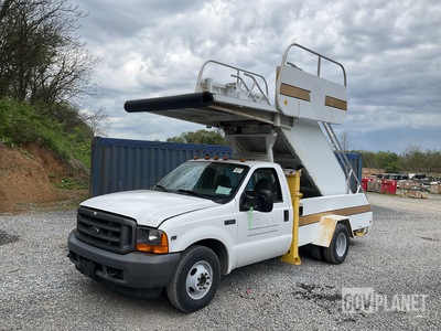2001 Ford F-350 XL Super Duty Aircraft Boarding Staircase