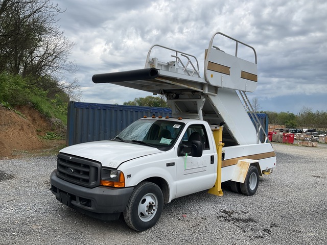 2001 Ford F-350 XL Super Duty Aircraft Boarding Staircase