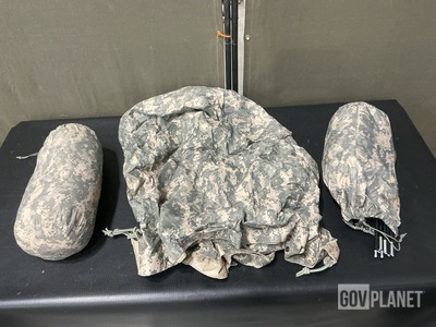 (4) ICS Improved Combat Shelters & (17) Tarpaulins