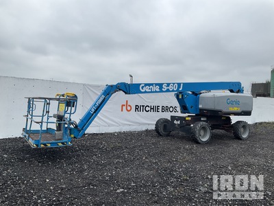 2021 Genie S-60J 4WD Diesel Telescopic Boom Lift