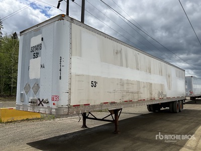 2000 Trailmobile 53 ft x 102 in T/A Van Trailer