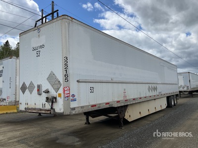 2013 Utility 53 ft x 102 in T/A Van Trailer