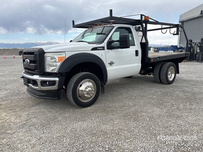 2012 Ford F-550 4x4 Flatbed Truck