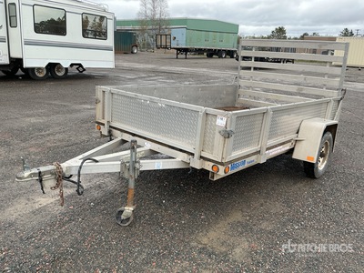 2012 Mission MU 6X10-DL-W 10 ft S/A Utility Trailer