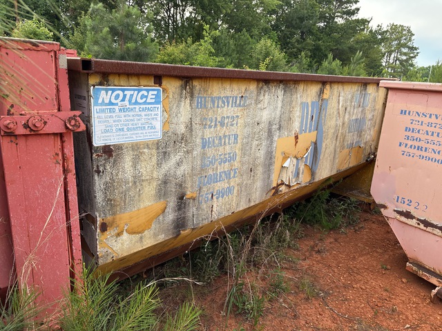 12 ft 6 in 15 cyd Roll-Off Container