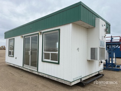 28 ft x 12 ft 3 in Skid-Mounted Mobile Office