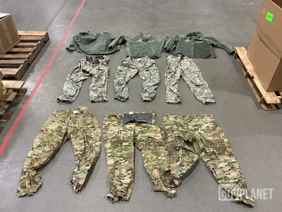 (25) Pairs of Cold Weather Trousers, (6) Cold Weather Jackets & Assorted Items
