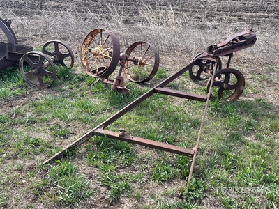 Axle with Wheel and Frame