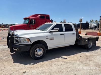 2016 Ram 3500 4x4 Crew Cab Flatbed Truck