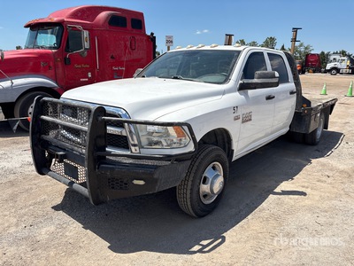 2016 Ram 3500 4x4 Crew Cab Flatbed Truck