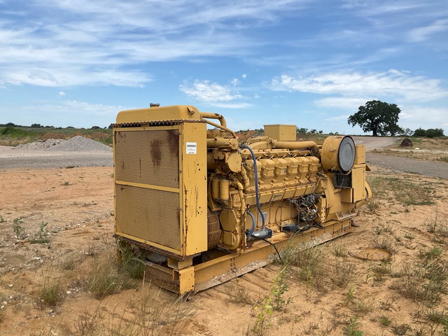Cat 3812 900 kW Skid-Mounted Generator Set Cat 3812 900 kW Skid-Mounted Generator Set