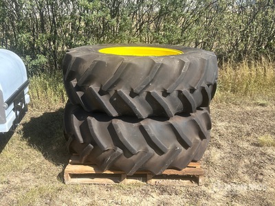 Quantity of (2) Goodyear 480/70R30 Tires - Fits John Deere 9770