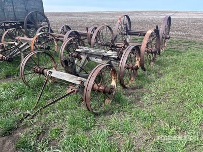 Quantity of (4) Wagon Wheel and Axel