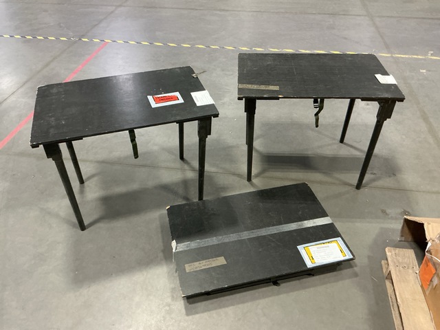 (3) Folding Leg Tables
