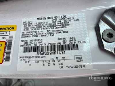 2017 Ford Fusion SE Automobile